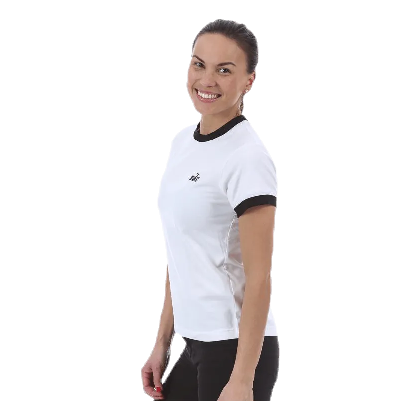 Nike NSW SS Top Ringer White/Black