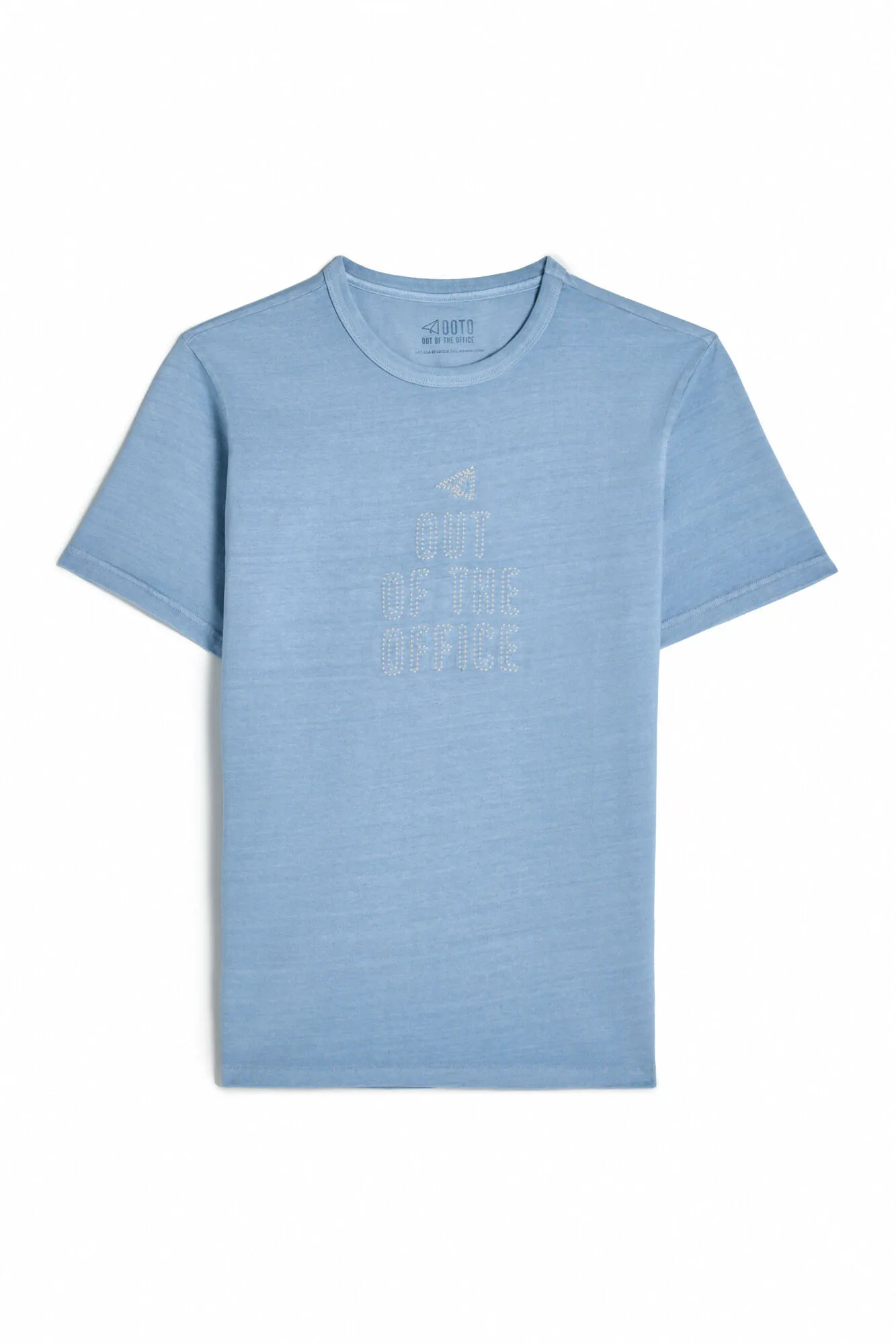 OOTO Camiseta bordado avión OOTO