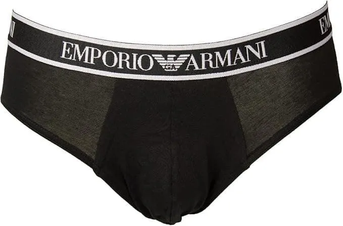 Pack 3 slips Emporio Armani 112132 4R717 35421 nero/nero/nero