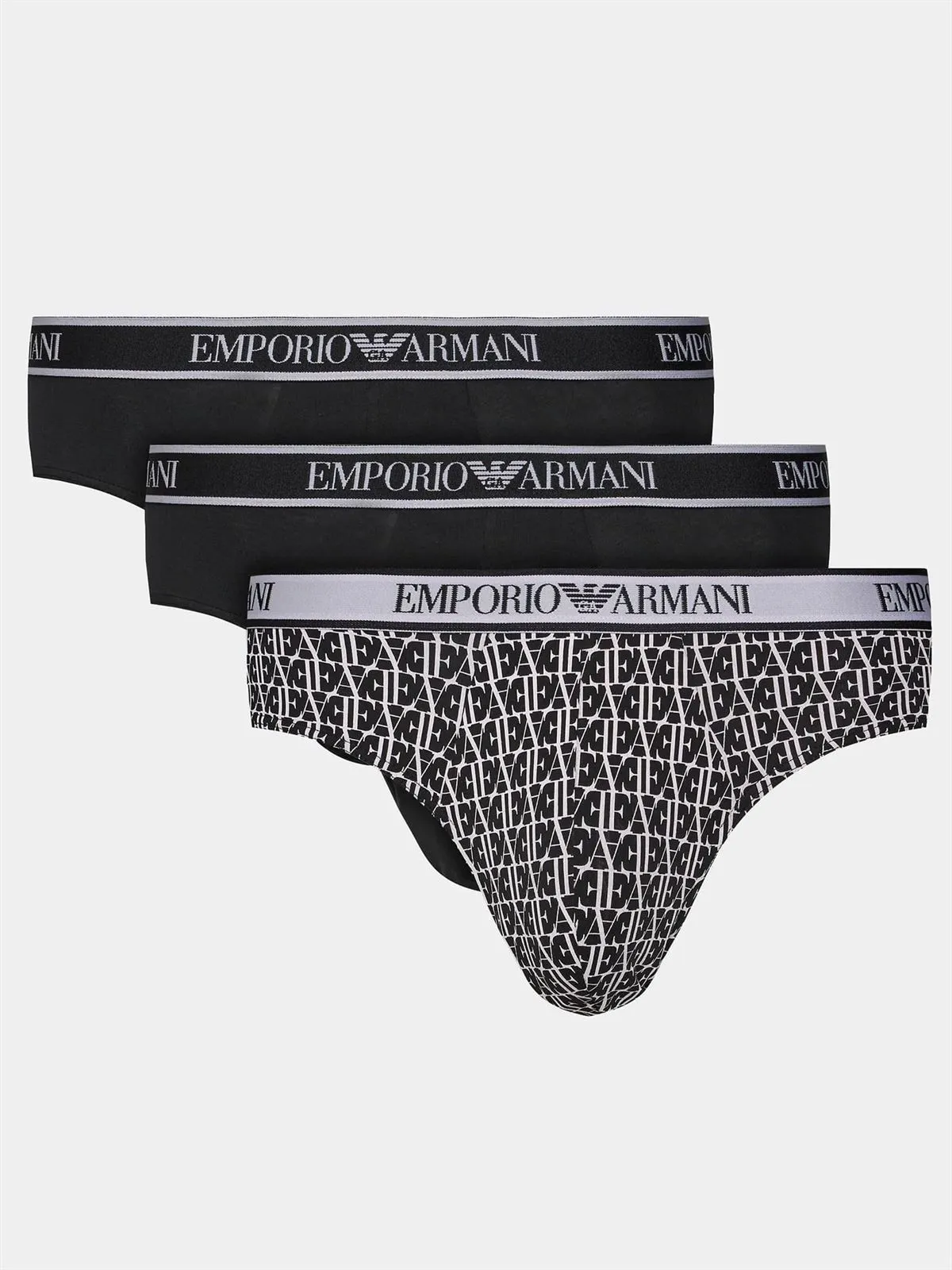 Pack 3 slips Emporio Armani 112132 4R717 35421 nero/nero/nero