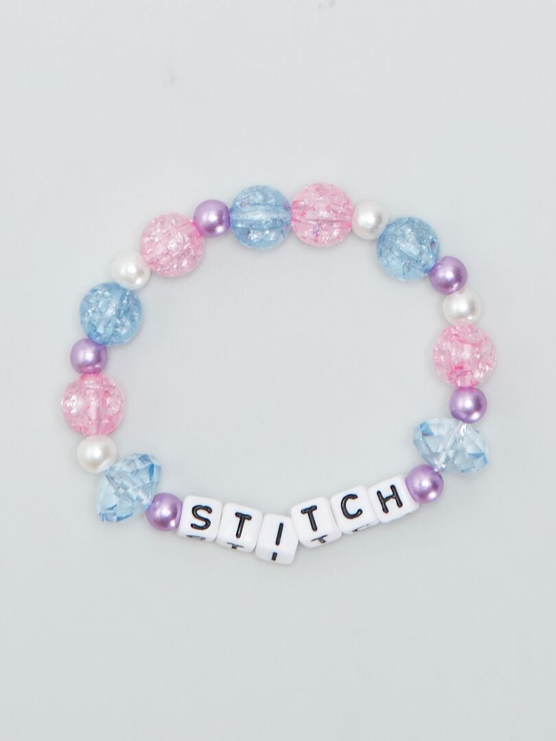 PACK DE 3 PULSERAS 'STITCH'  AZUL