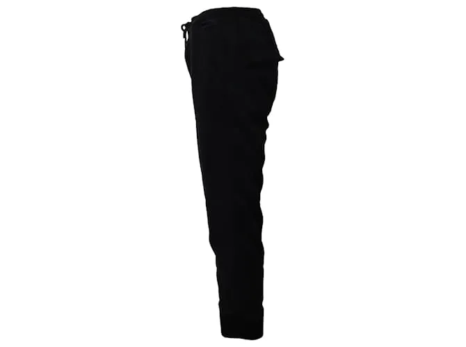 Pantalón con cordón Ba&sh de lyocell negro 