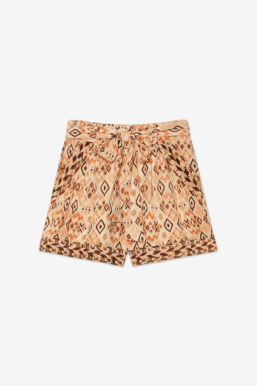 Pantalón corto estampado étnico Charis