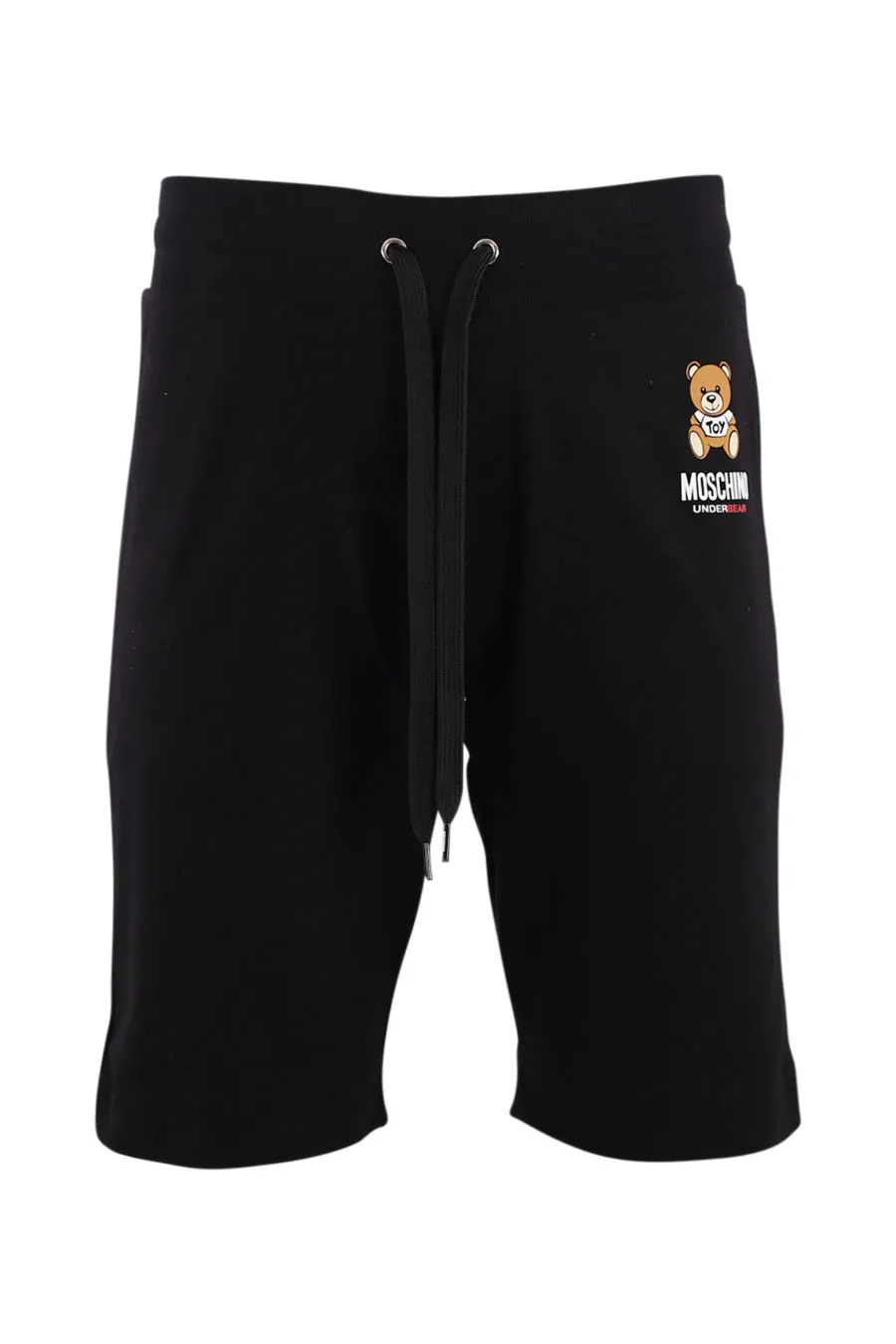 Pantalón corto negro con logo 
