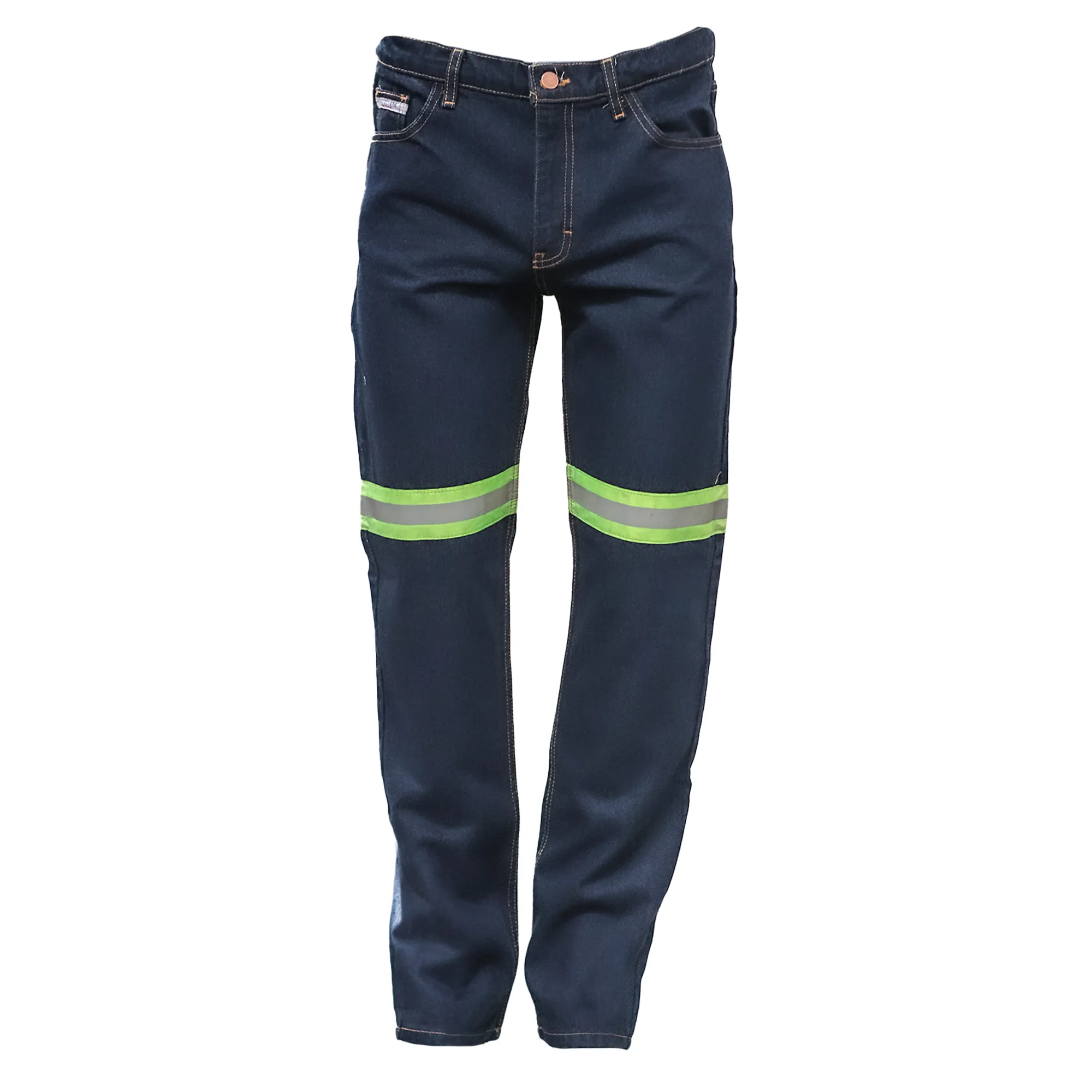 PANTALóN DE MEZCLILLA CON REFLEJANTE MOD. PANTDENIMR MARCA LICA