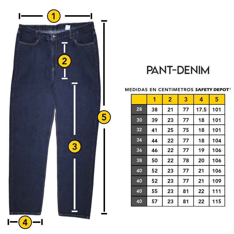 PANTALóN DE MEZCLILLA MOD. PANTDENIM MARCA LICA