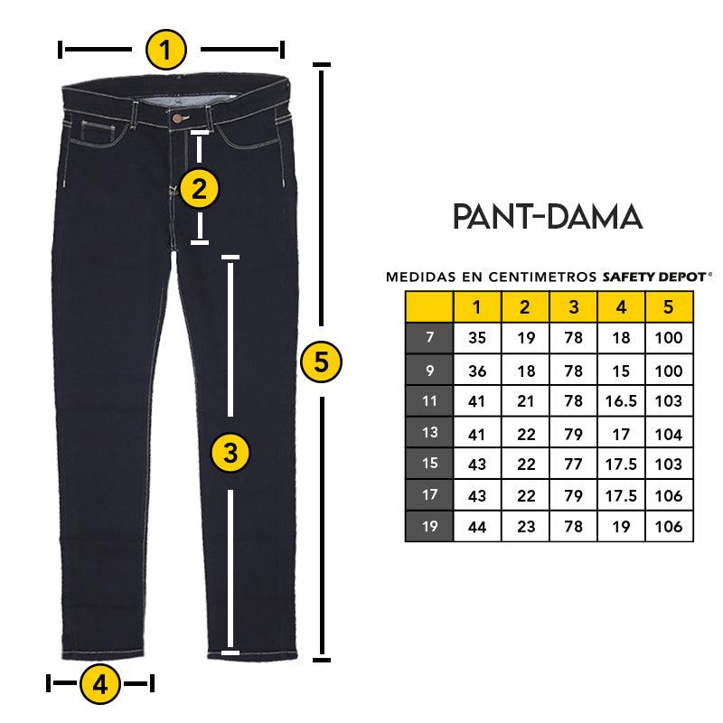 PANTALóN DE MEZCLILLA PARA DAMA MOD. PANTDAMA MARCA LICA