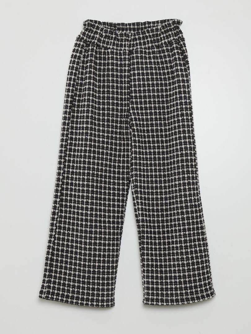 PANTALóN DE TWEED  NEGRO