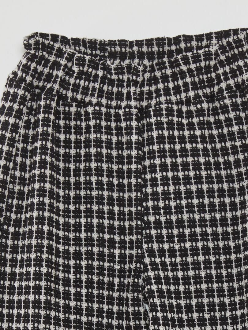 PANTALóN DE TWEED  NEGRO