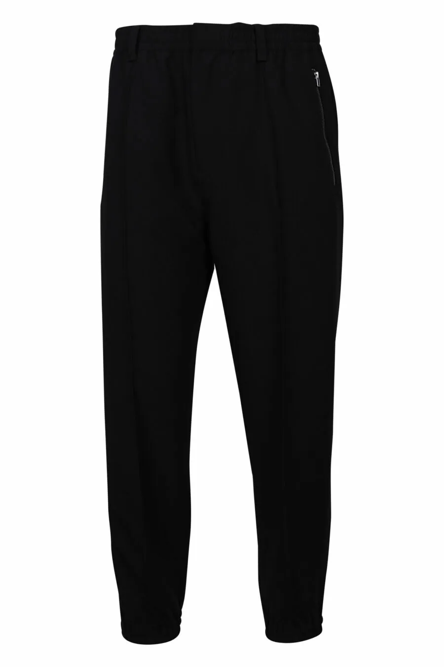 Pantalón de vestir negro con minilogo