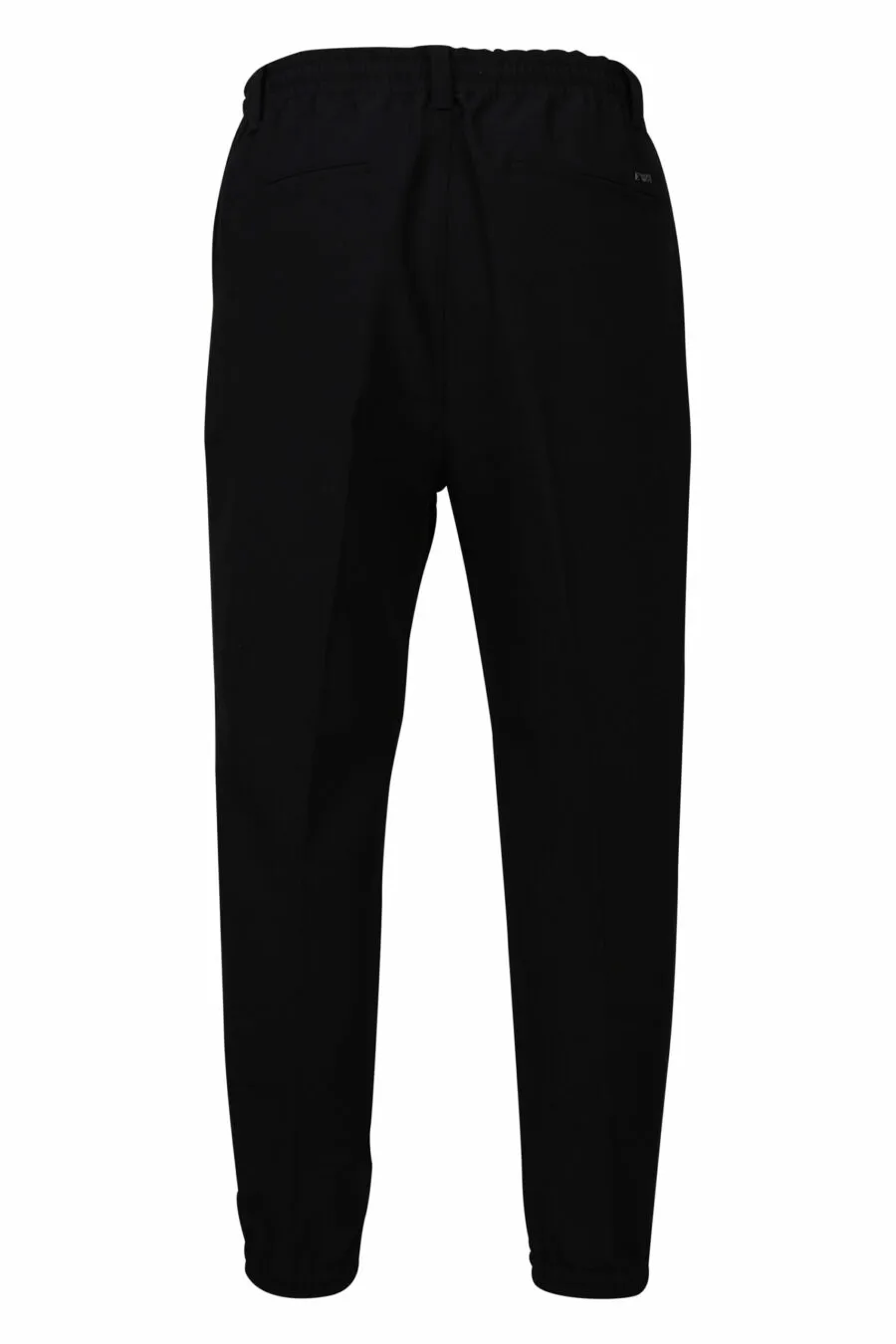 Pantalón de vestir negro con minilogo