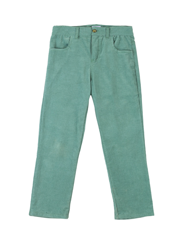 Pantalón largo pana verde