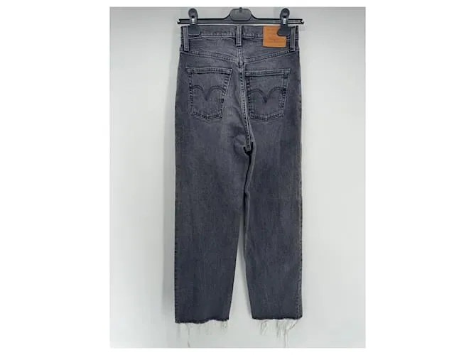 Pantalón LEVI'S T.US 26 Algodón Gris 