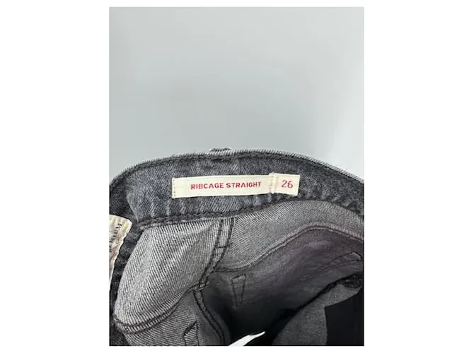 Pantalón LEVI'S T.US 26 Algodón Gris 