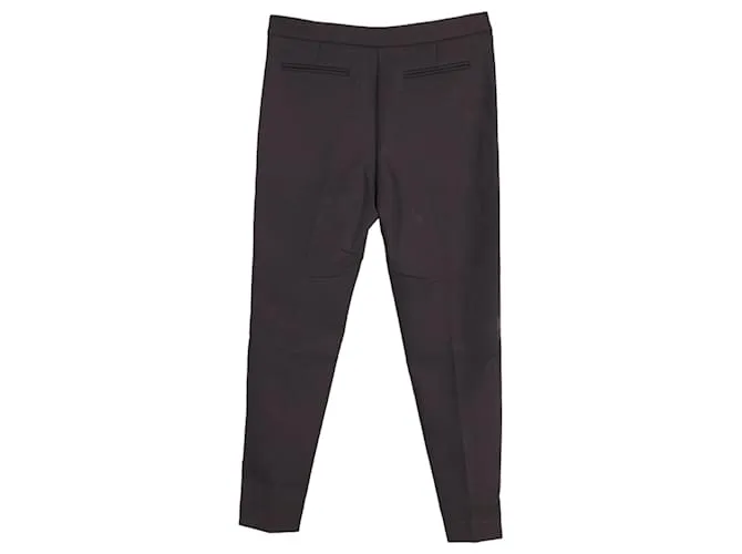 Pantalón sastre Sandro Paris de viscosa negra Negro 