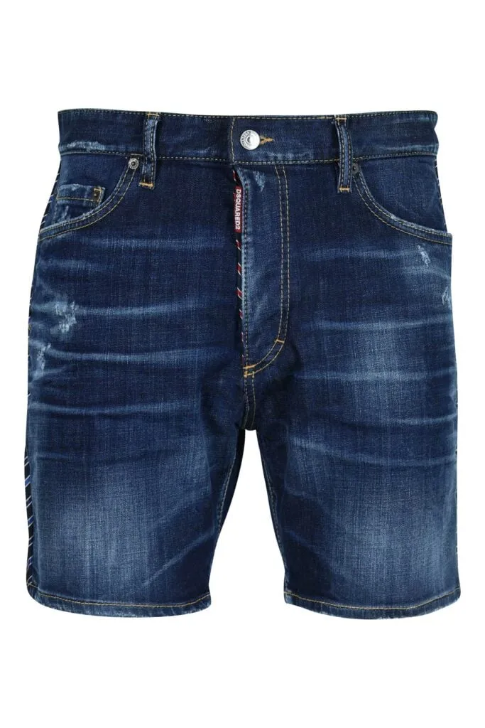 Pantalón vaquero azul corto 