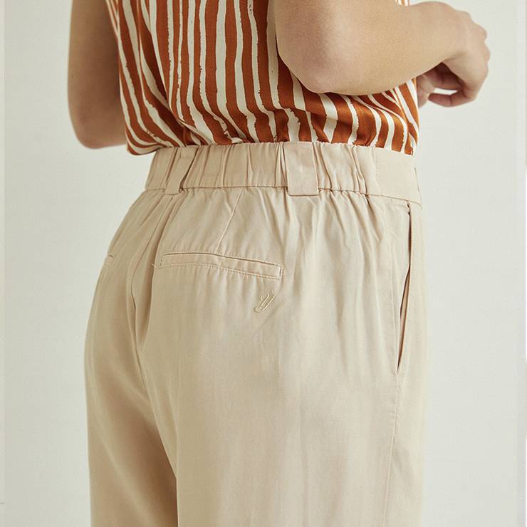 Pantalón Yerse Tencel 38810 Beige