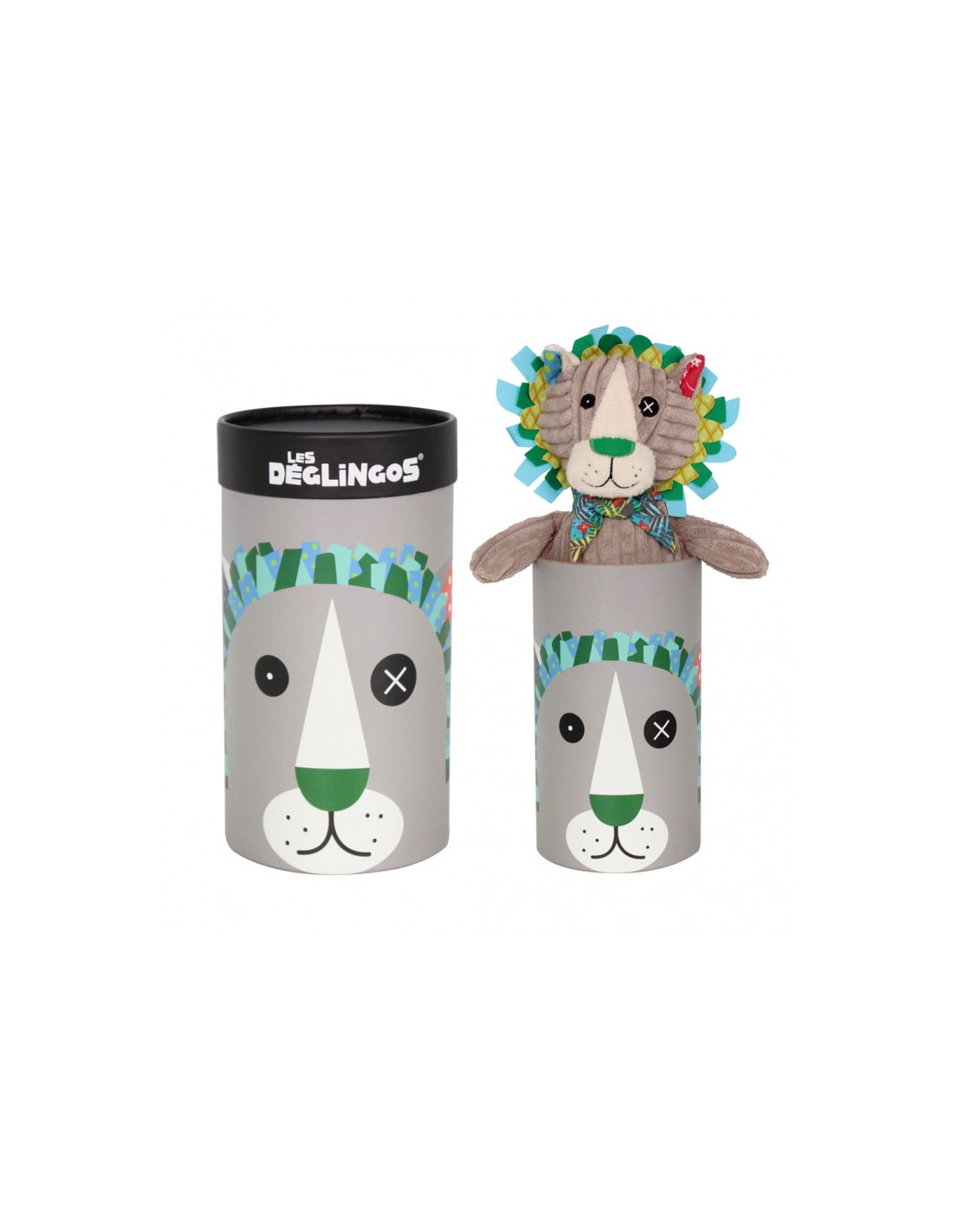 Peluche grande león Déglingos