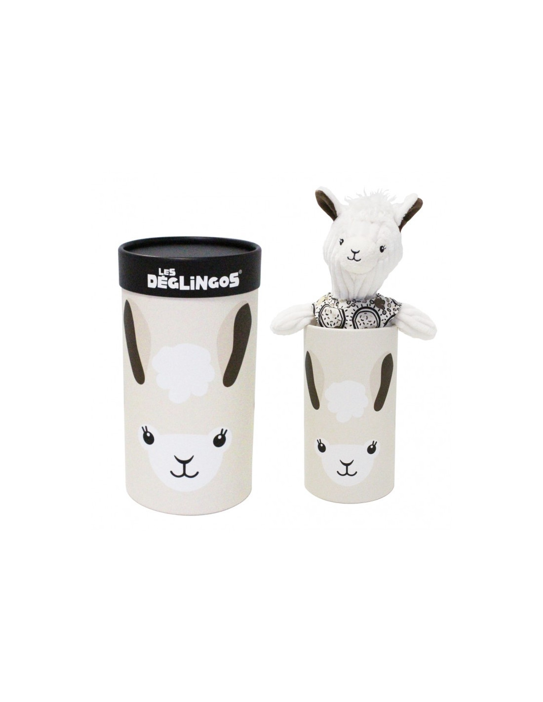 Peluche grande llama Déglingos