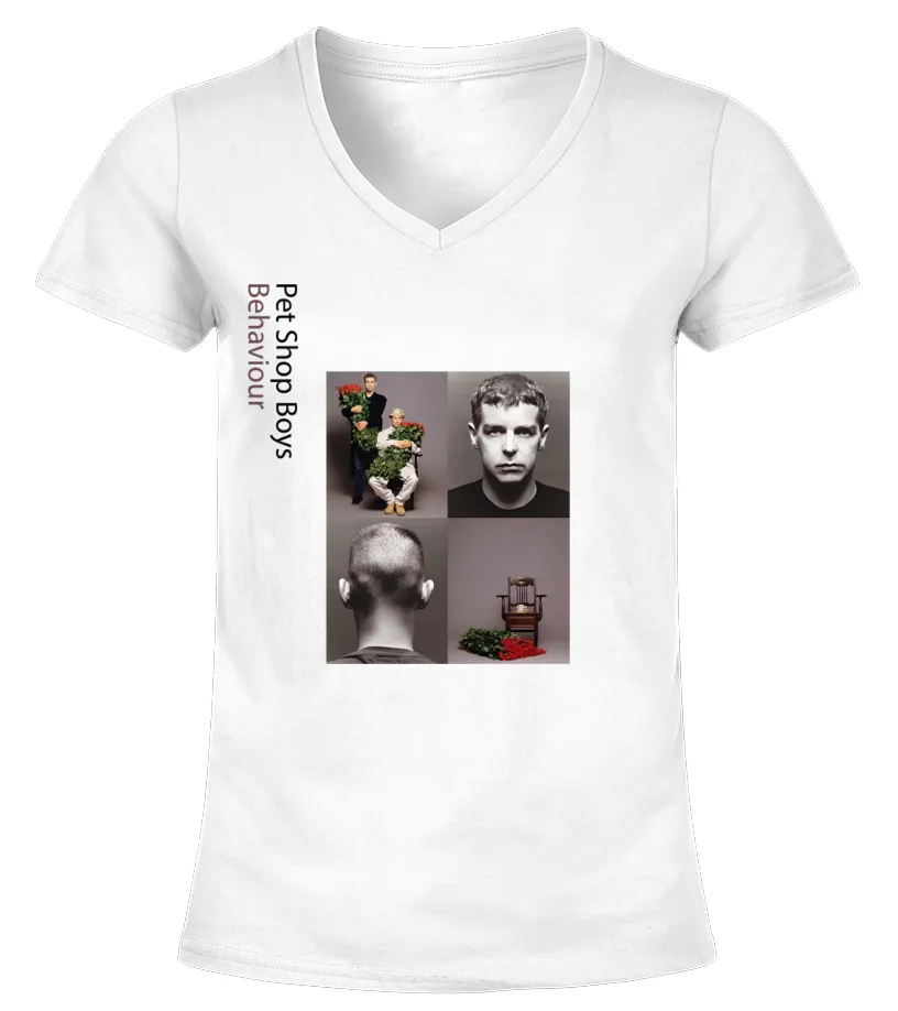 Pet Shop Boys 6 WT Camiseta cuello pico Mujer