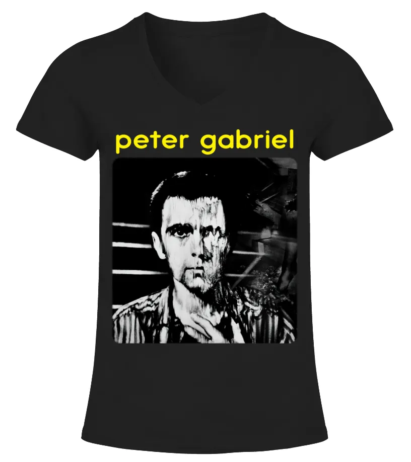 PGSRBK. PETER GABRIEL III CAMISETA CUELLO PICO MUJER