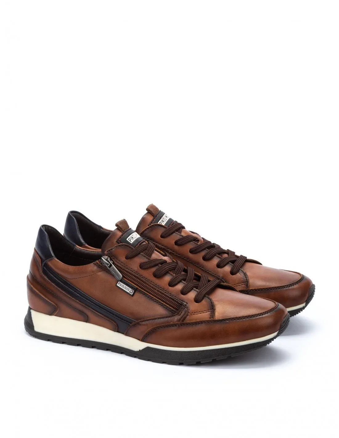 PIKOLINOS Zapatillas Vestir Cremallera Cuero