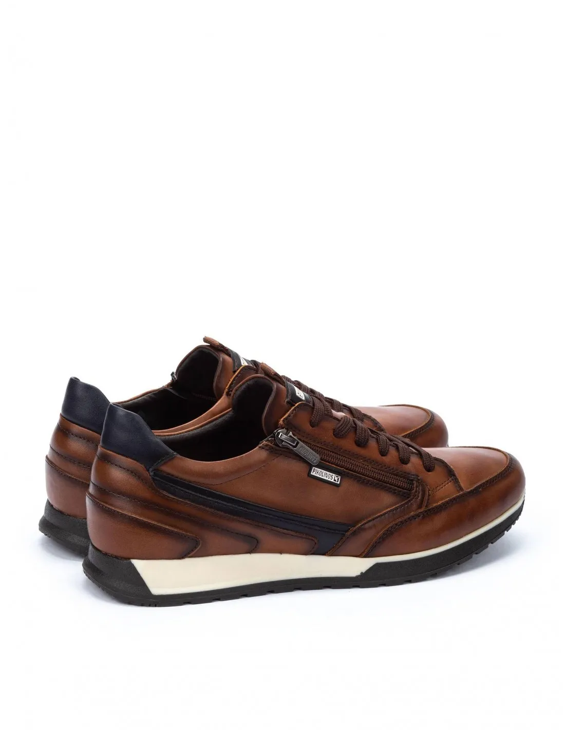 PIKOLINOS Zapatillas Vestir Cremallera Cuero