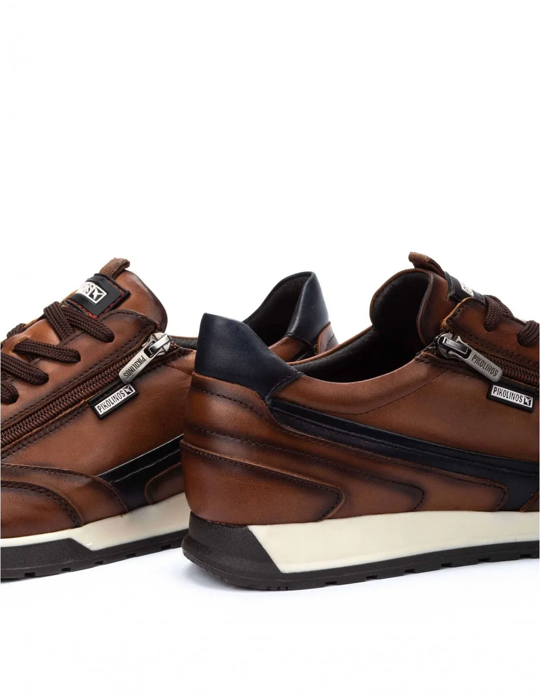 PIKOLINOS Zapatillas Vestir Cremallera Cuero