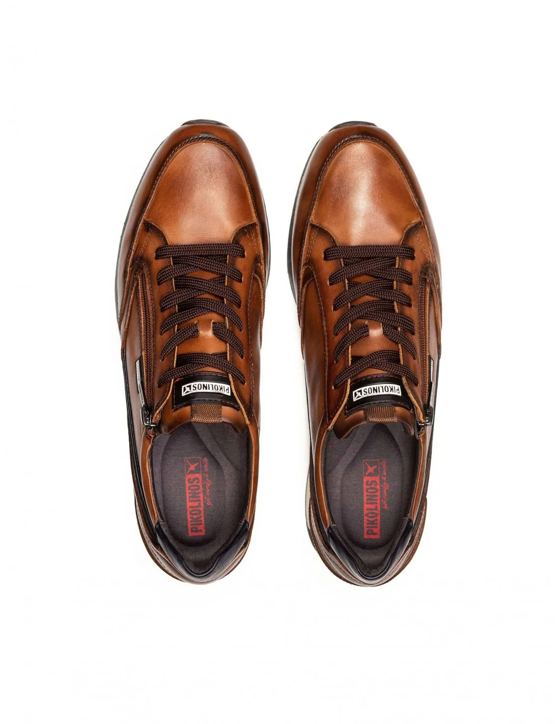 PIKOLINOS Zapatillas Vestir Cremallera Cuero