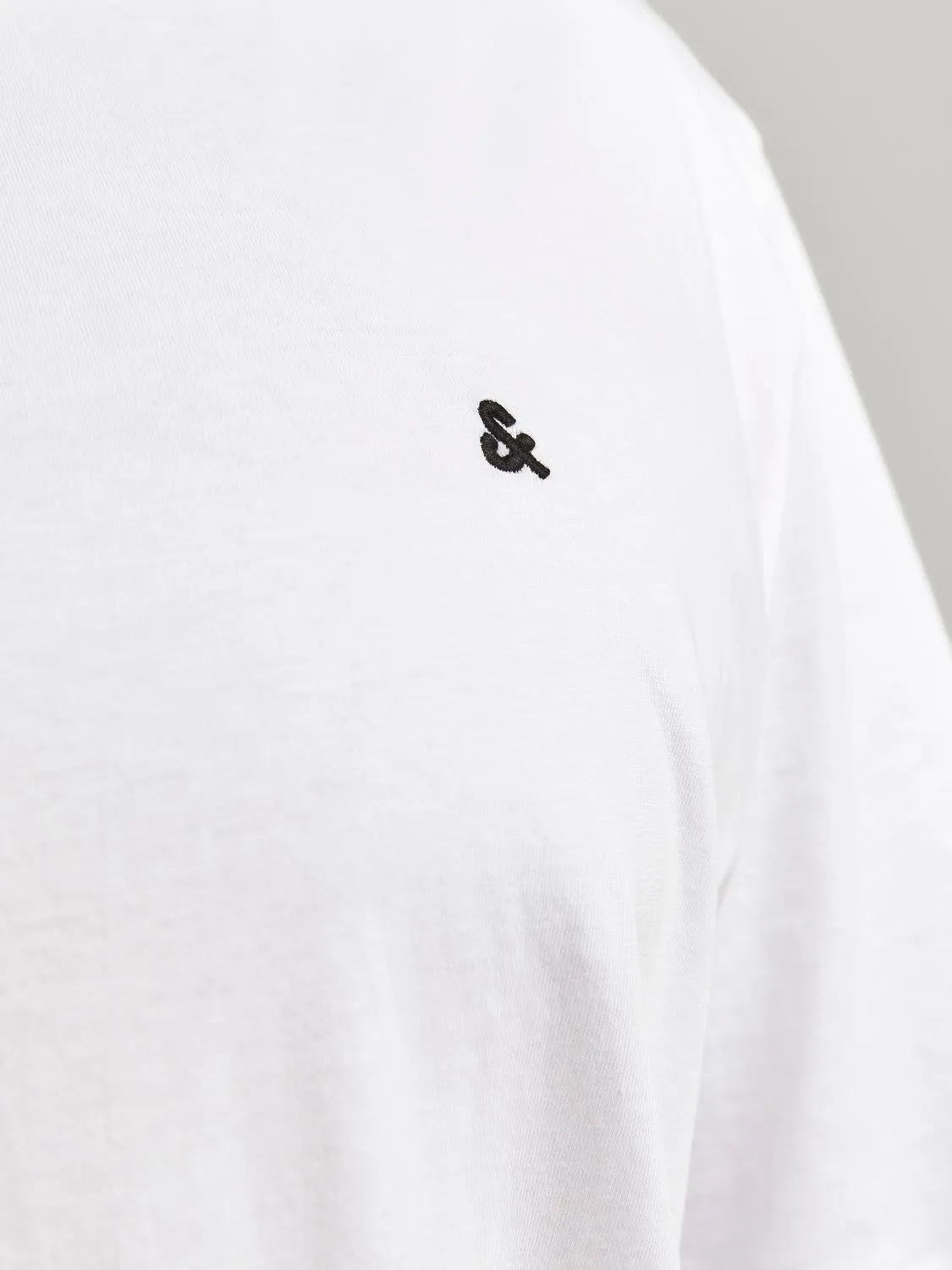 Plus Camiseta Liso | Blanco | Jack & Jones®