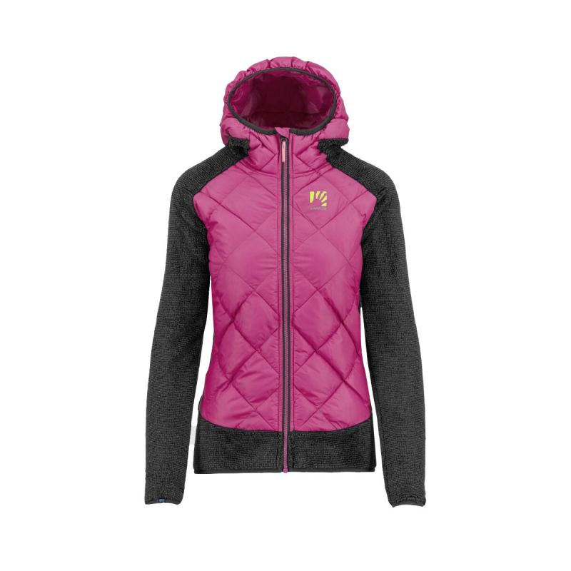 Polar híbrido para mujer Karpos Marmarole (CABARET/NEGRO)