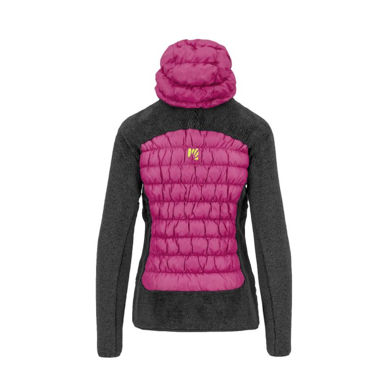 Polar híbrido para mujer Karpos Marmarole (CABARET/NEGRO)