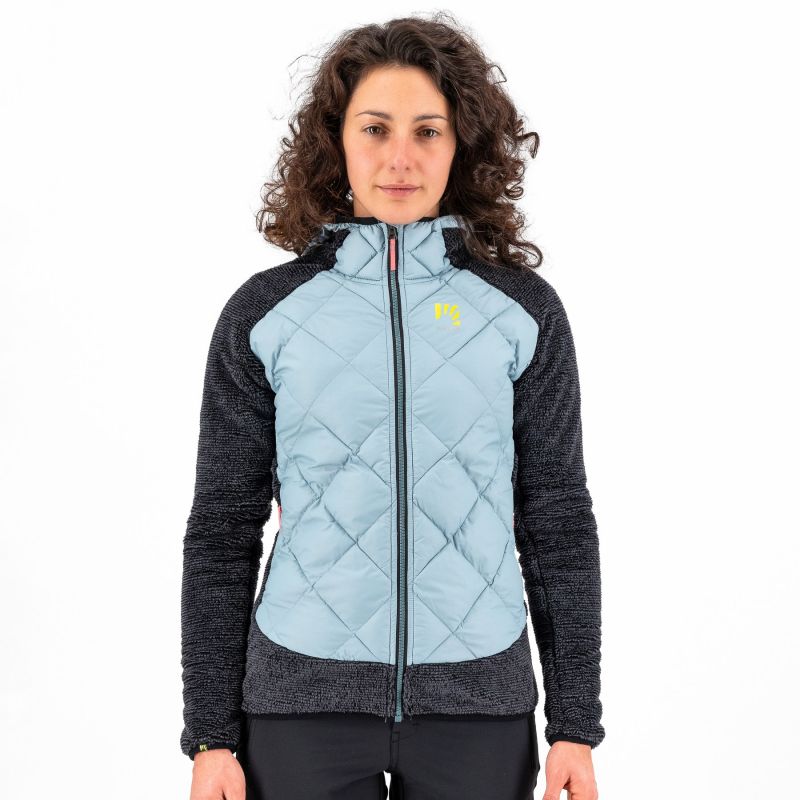 Polar híbrido para mujer Karpos Marmarole (DUSTY BLUE/BLACK)