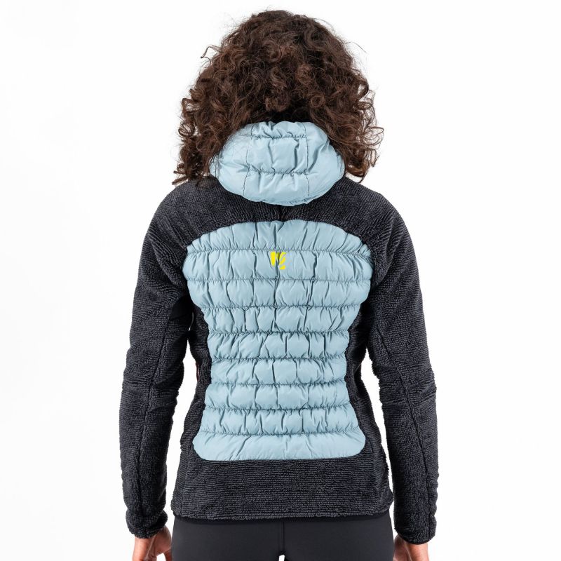 Polar híbrido para mujer Karpos Marmarole (DUSTY BLUE/BLACK)