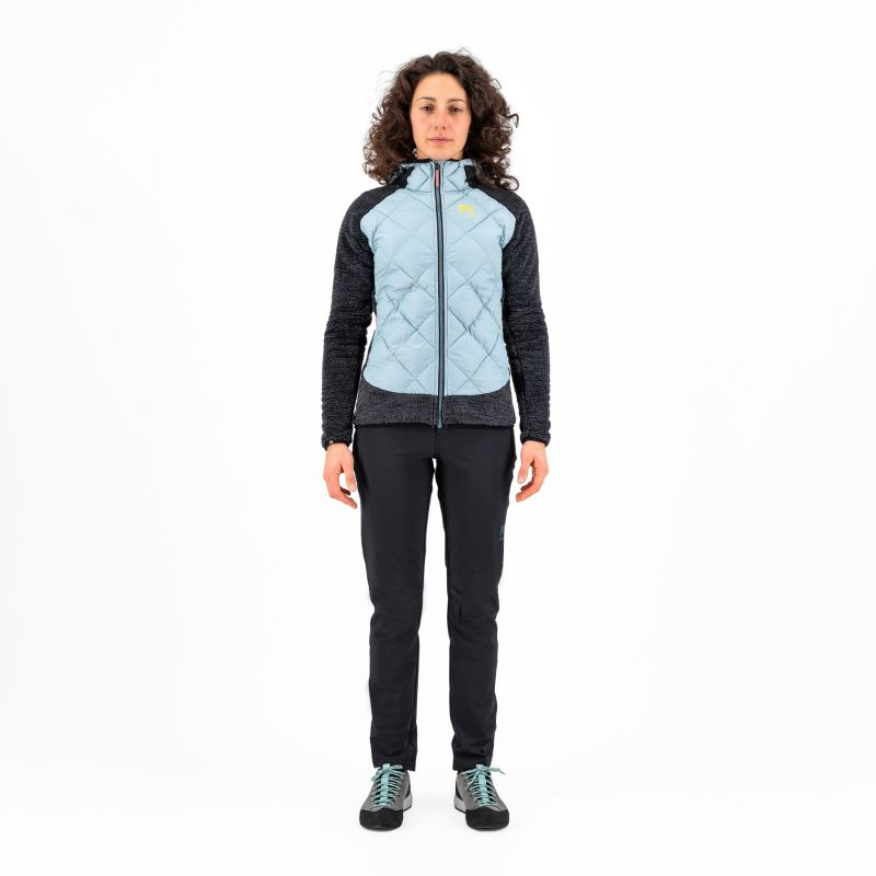 Polar híbrido para mujer Karpos Marmarole (DUSTY BLUE/BLACK)