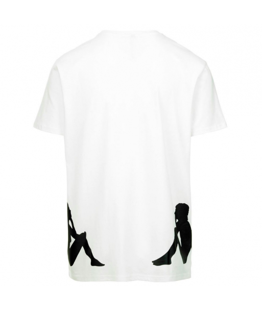 Polera Kappa Authentic Fico Blanca
