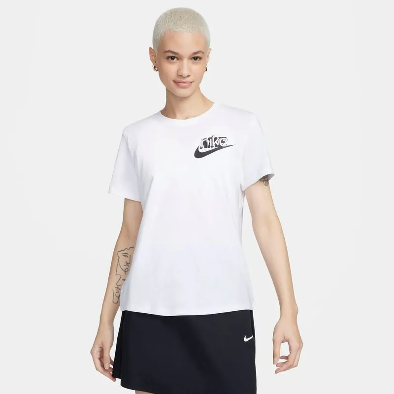 Polera Lifestyle Mujer Nike Sportswear Blanca