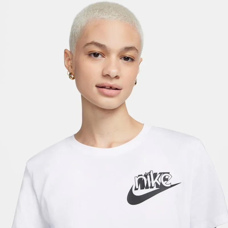 Polera Lifestyle Mujer Nike Sportswear Blanca