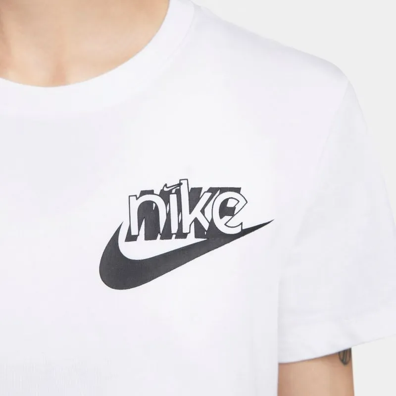 Polera Lifestyle Mujer Nike Sportswear Blanca