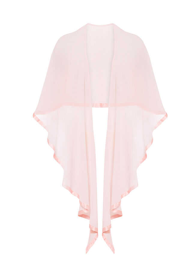 PONCHOBUFANDA ROSA PERLA