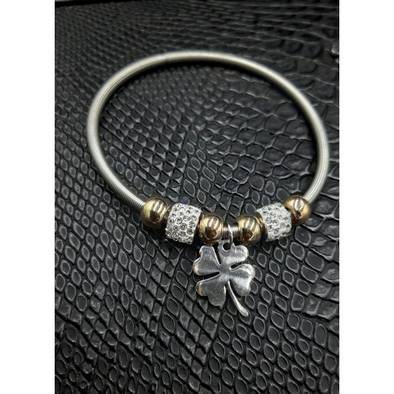 PULSERA DE ACERO  ESTILO PANDORA