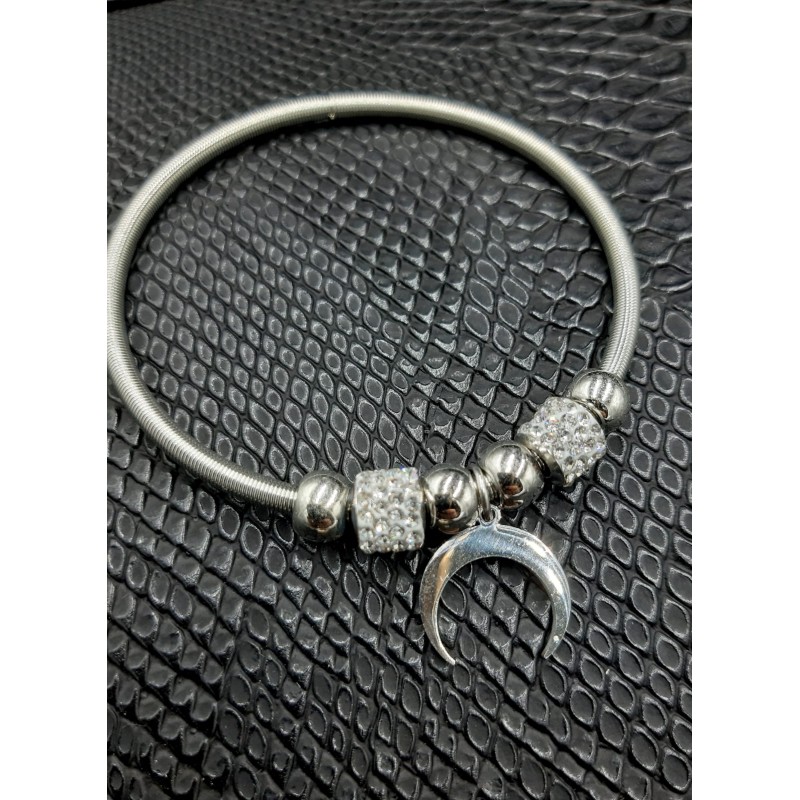 PULSERA DE ACERO  ESTILO PANDORA