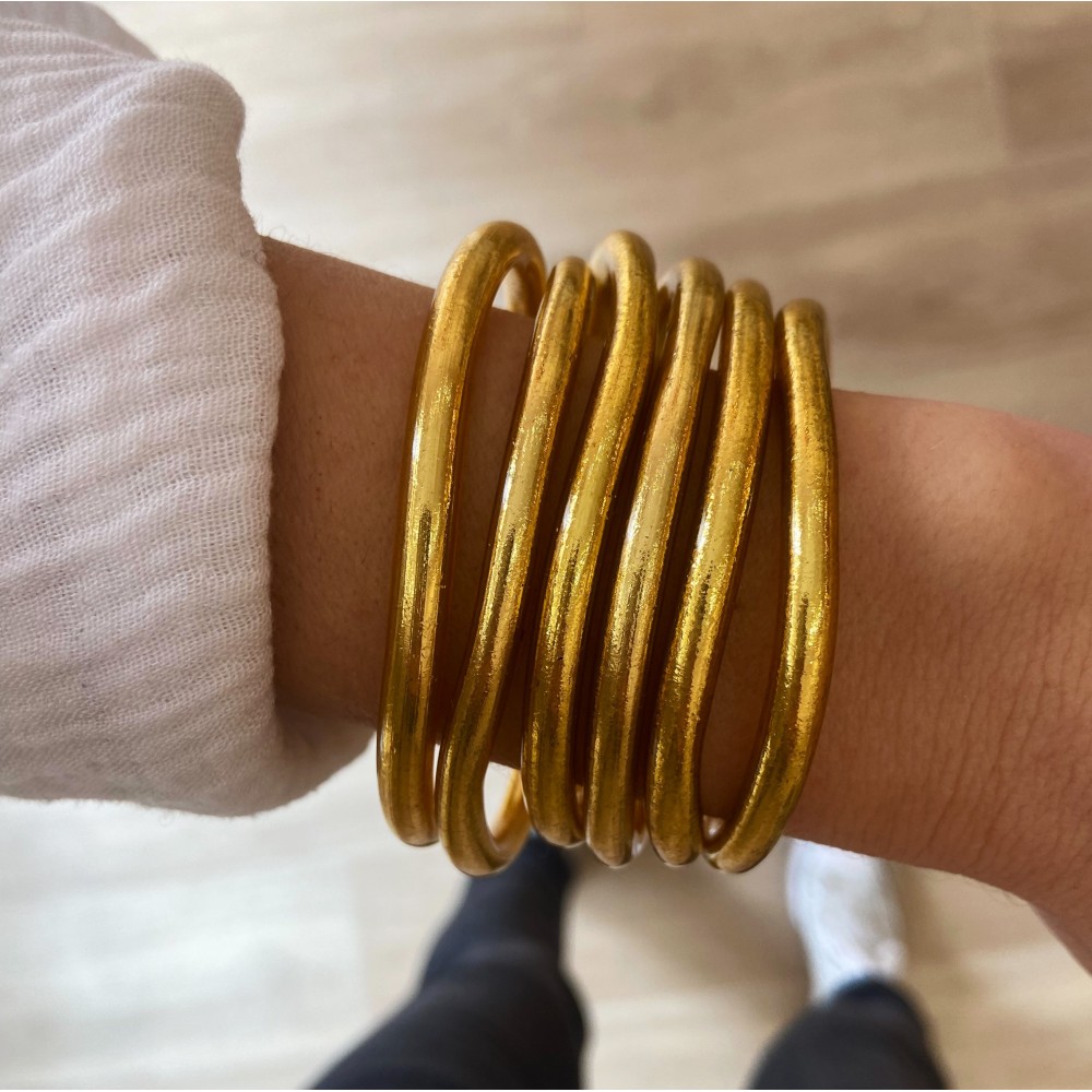 Pulsera Pan de Oro Dorada