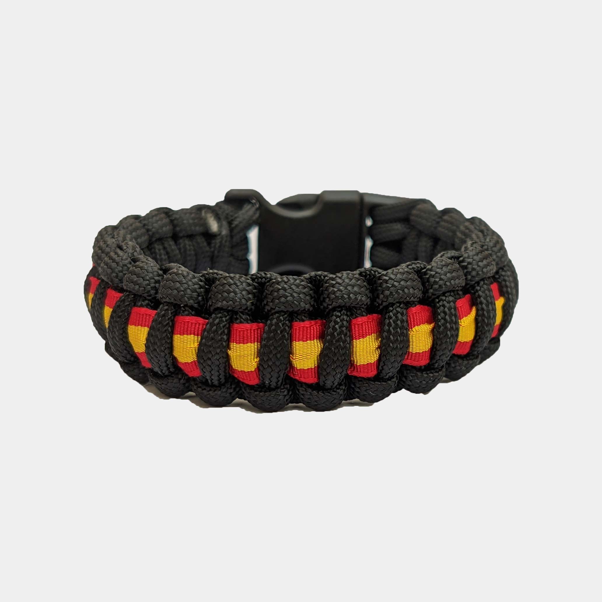 PULSERA PARACORD CON BANDERA DE ESPAA  SERMILITAR