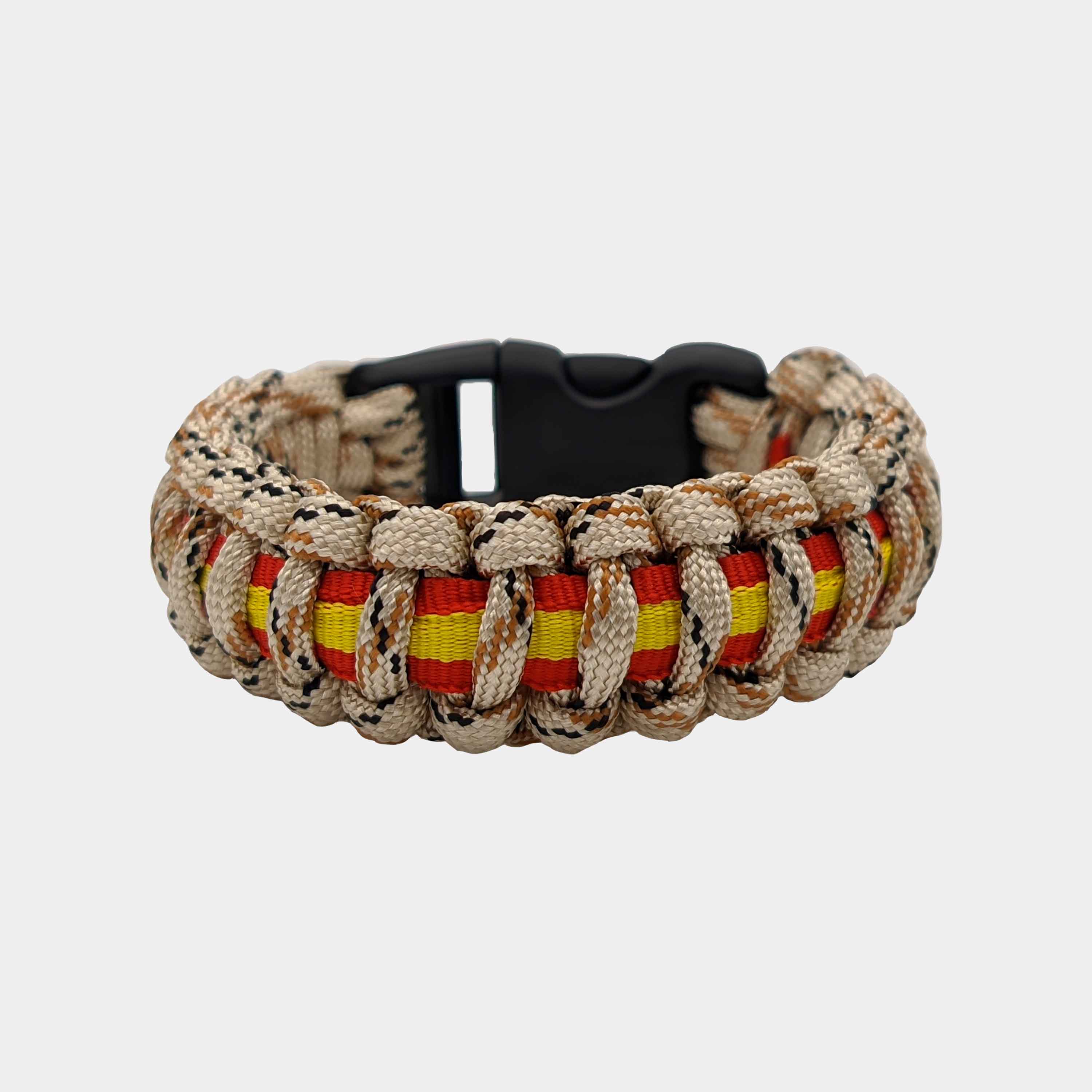 PULSERA PARACORD CON BANDERA DE ESPAA  SERMILITAR