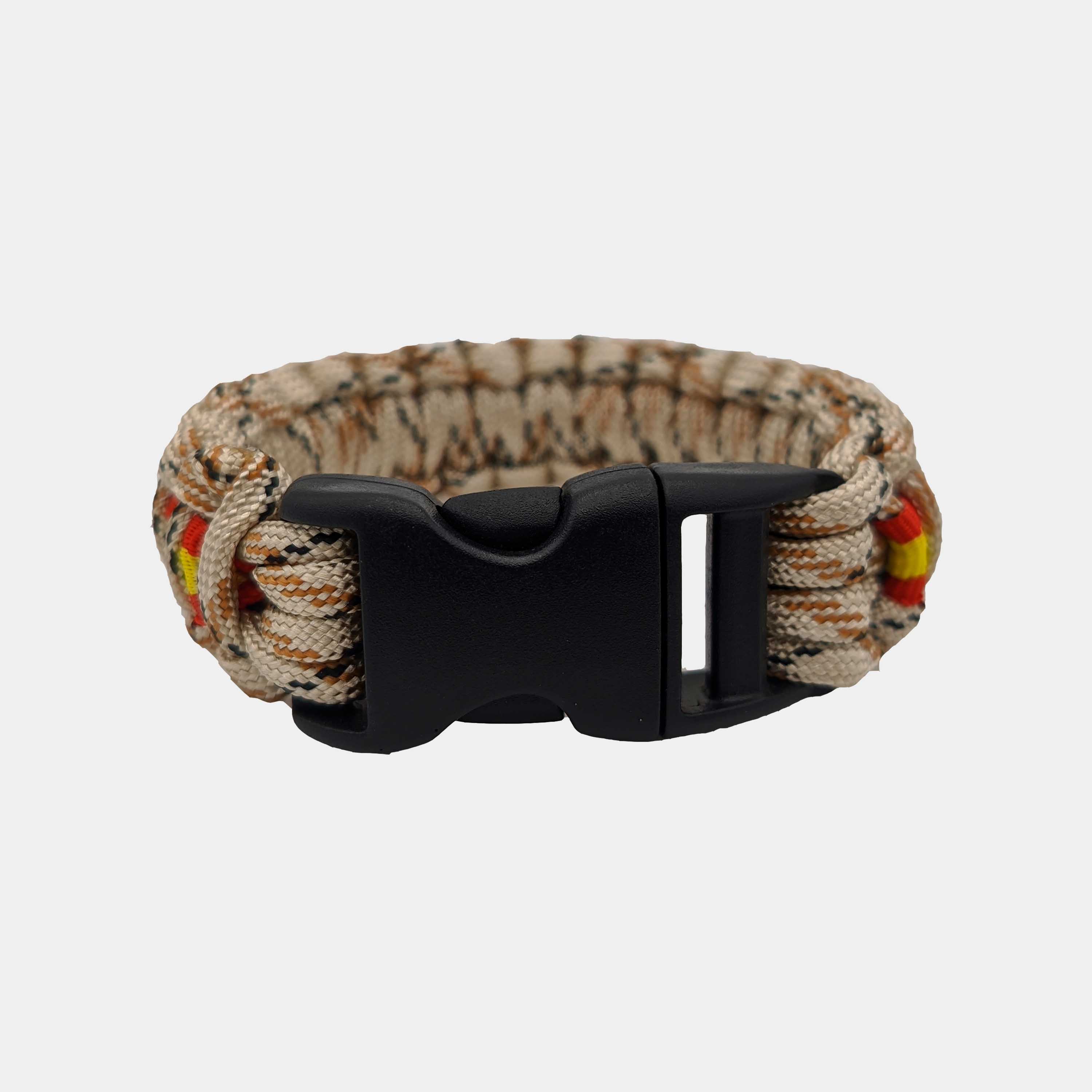 PULSERA PARACORD CON BANDERA DE ESPAA  SERMILITAR