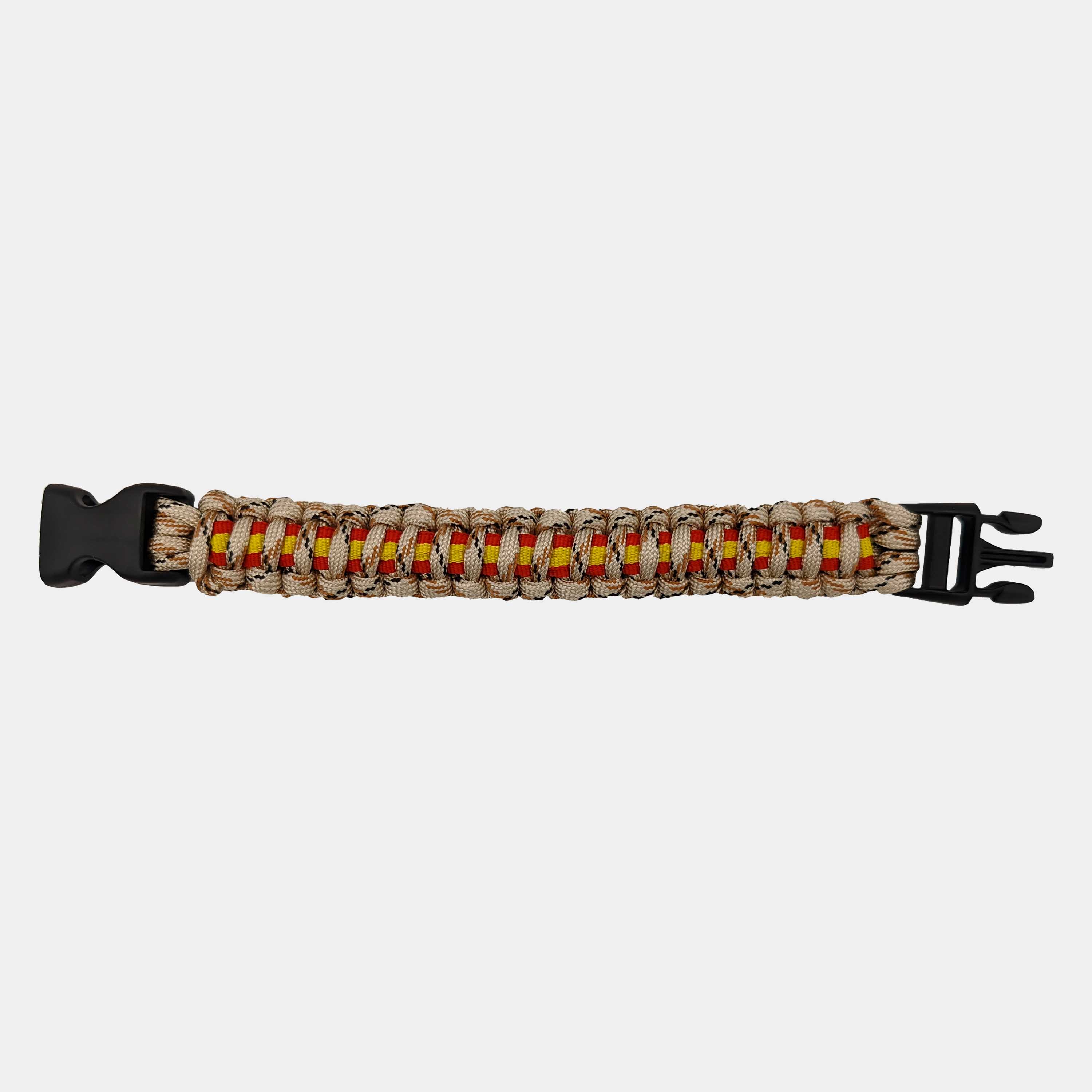 PULSERA PARACORD CON BANDERA DE ESPAA  SERMILITAR