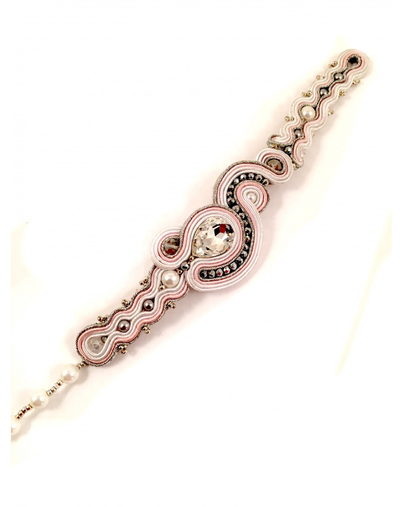 PULSERAS DE NOVIA SOUTACHE