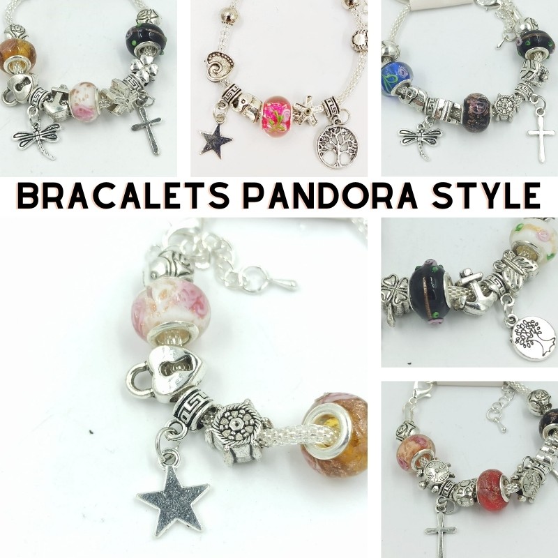Pulseras estilo pandora lote surtido 2021 invierno