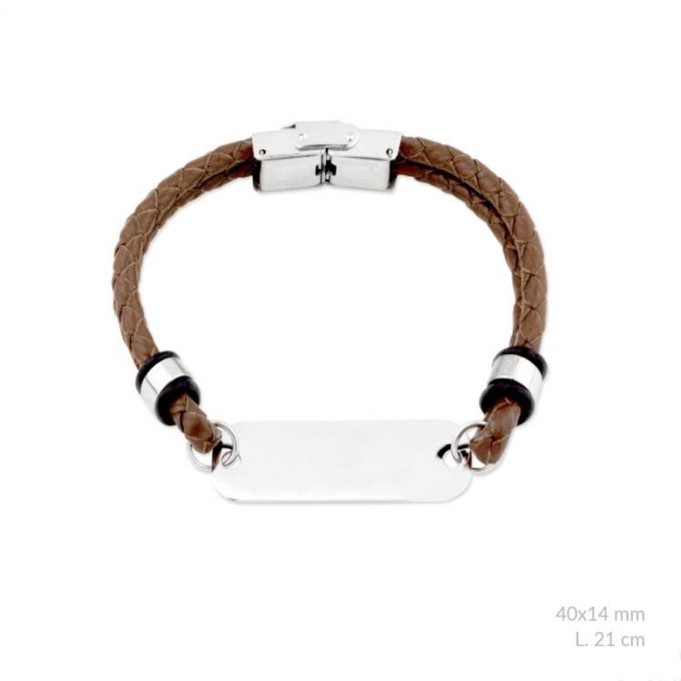 Pulseras para grabar hombre